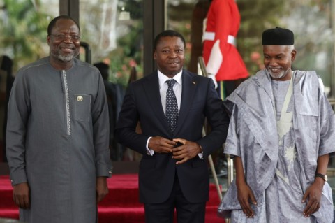 Togo President Faure Gnassingbe (M) has more recently sought to position himself as a regional mediator