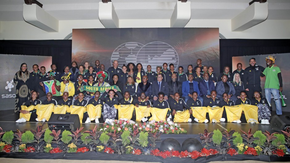 Banyana Banyana final squad during 