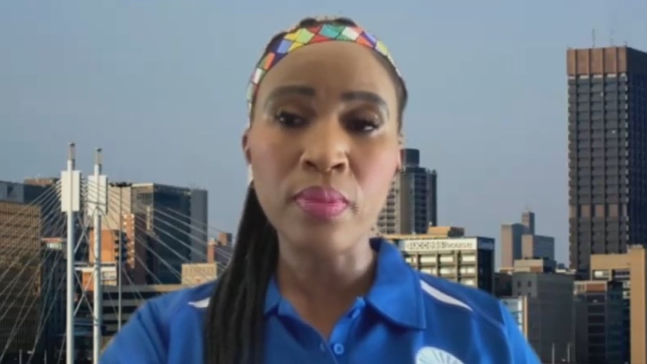 File: The DA's Mpho Phalatse says she is confident she will be reinstated as City of Johannesburg mayor. (eNCA\screenshot)