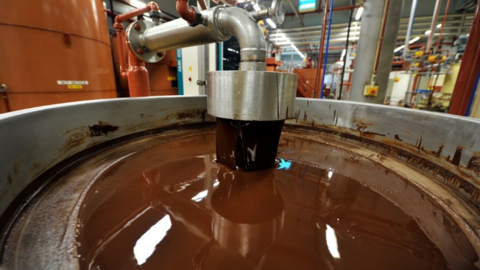 Barry Callebaut's plant in Wieze, Belgium, produces liquid chocolate in wholesale batches for 73 clients making confectionaries