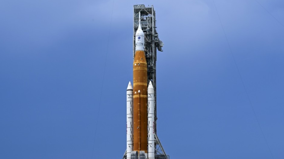 NASA's SLS rocket and the Orion capsule on top of it was due to lift off from the Kennedy Space Center in Florida on a mission to the Moon