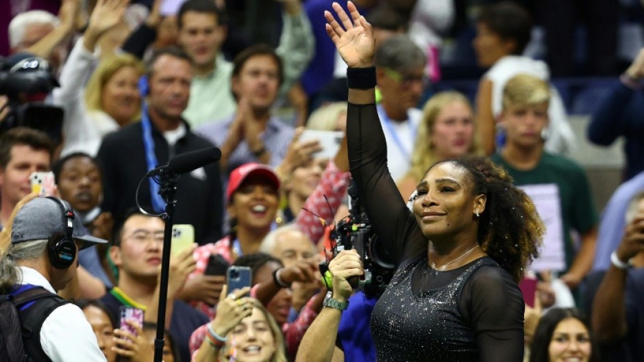 Serena Williams after her likely career-ending defeat at the US Open on Friday