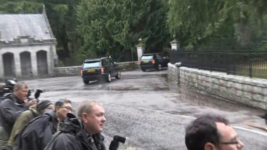 Queen Elizabeth II's health: William and Andrew arrive at Balmoral