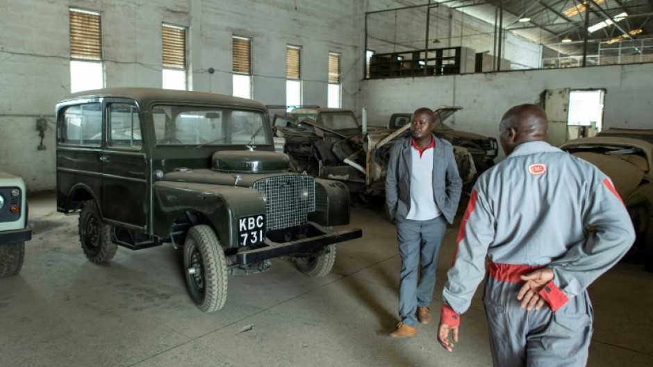 A vintage landrover said to have transported Queen Elizabeth II, during her fateful visit to Kenya in 1952