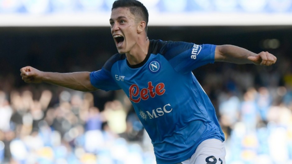 Giacomo Raspadori's winner was his first goal for Napoli