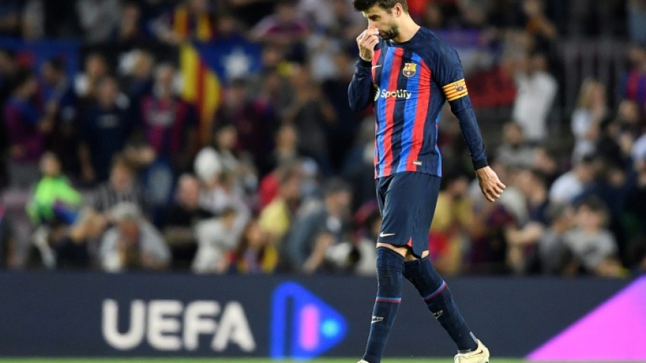 Gerard Pique was at fault for at least one of Inter Milan's goals in a draw that leaves Barcelona in danger of an early Champions League exit