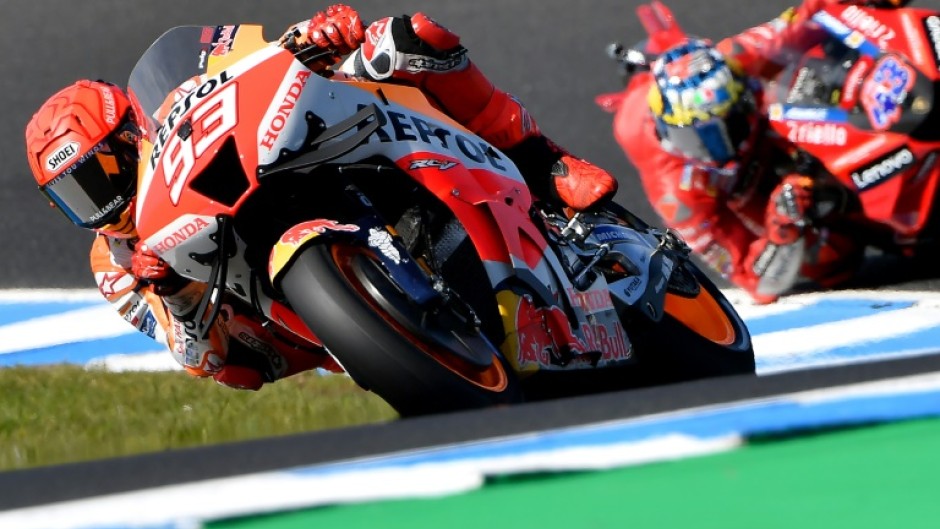 Marc Marquez is aiming for a fourth win in Australia 