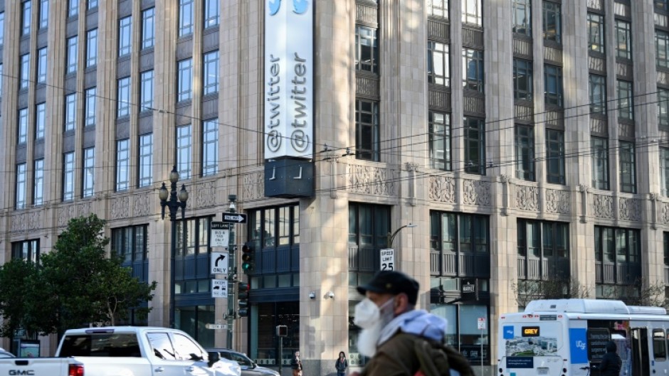 The Twitter Headquarters in San Francisco, California on November 4, 2022