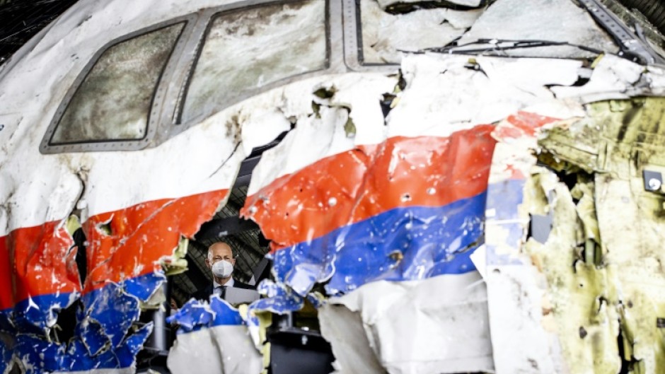 Head judge Hendrik Steenhuis said there was 'ample evidence' a missile brought down MH17
