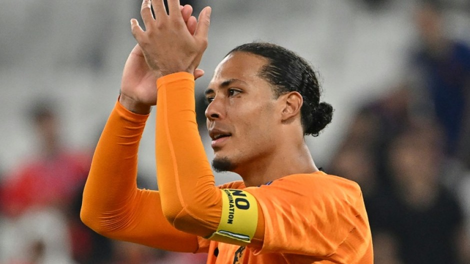 Netherlands captain Virgil van Dijk made his major tournament debut in Monday's 2-0 World Cup win against Senegal