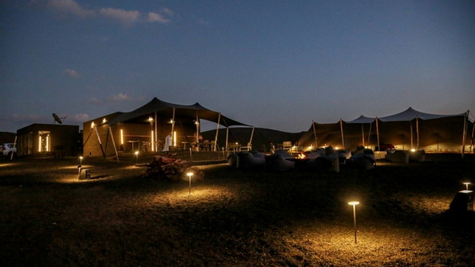 The Khaybar resort promises an 'exclusive stay' that 'takes glamping to another level'