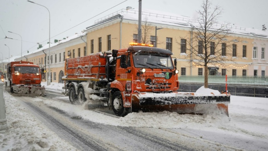 Pavements in some parts of the capital were left completely covered in snow with snow-clearing equipment prioritising roads 