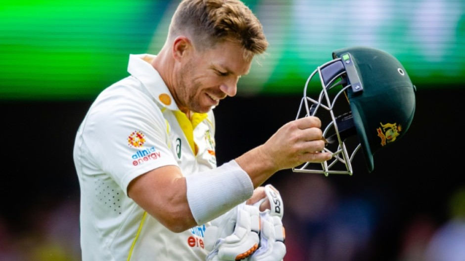 Australia's David Warner walks off after being dismissed by South Africa's Kagiso Rabada during the first Test 