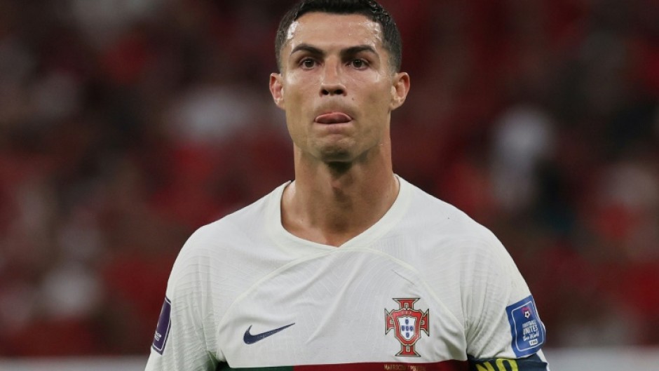 Saudi signing: Cristiano Ronaldo in action at the World Cup in Qatar