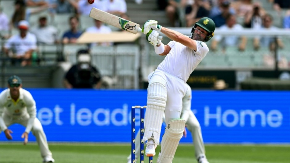 South African captain Dean Elgar rode his luck in the second Test against Australia 