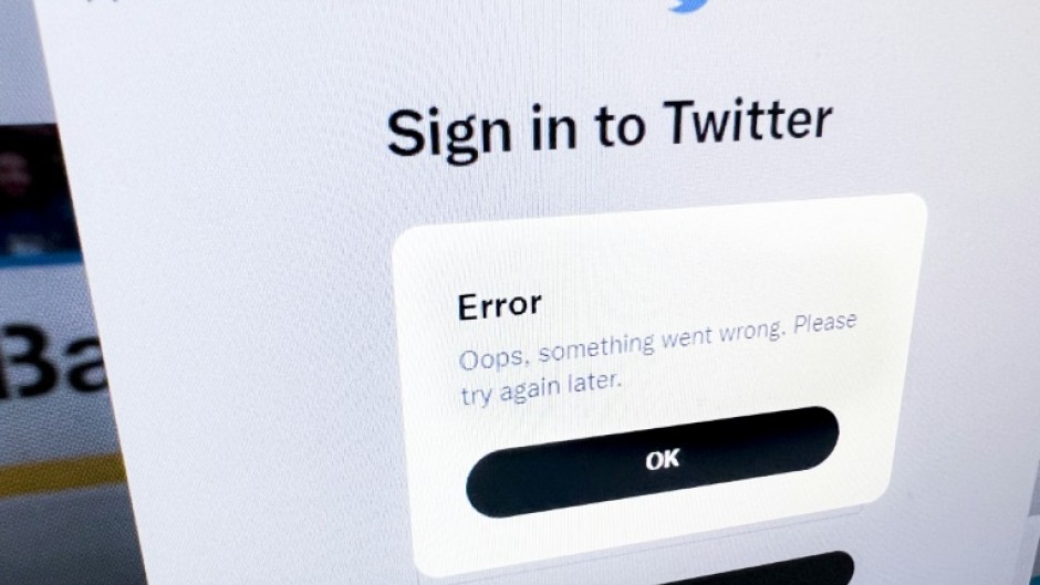 A Twitter outage hit thousands of users worldwide