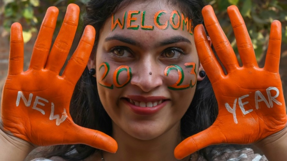 Women celebrated at Bhopal, India, in the light of the setting sun