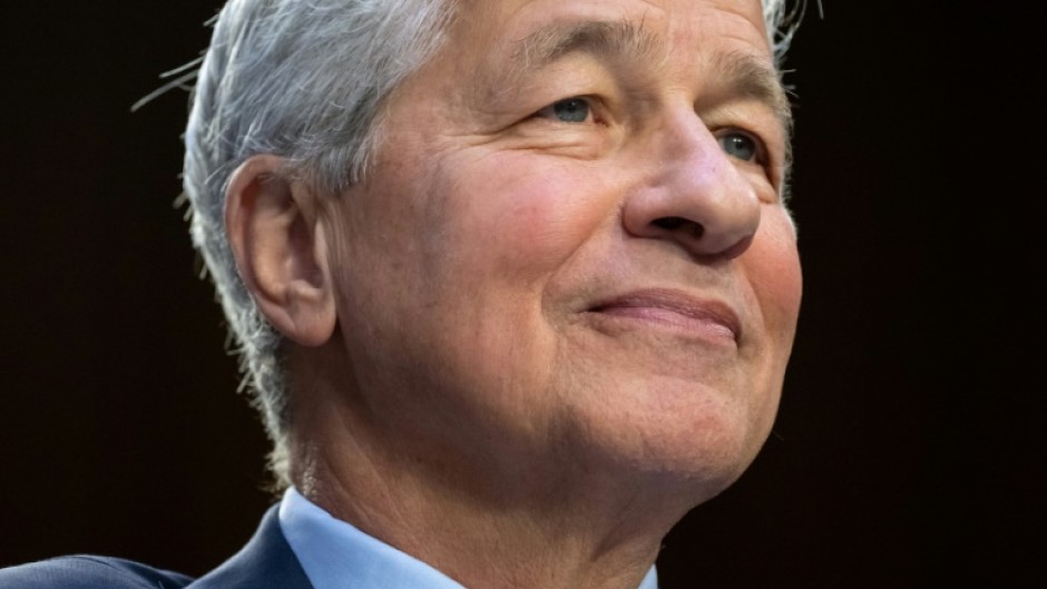 JPMorgan Chase Chief Executive Jamie Dimon said the US economy 'remains strong' but faced headwinds, including persistent inflation