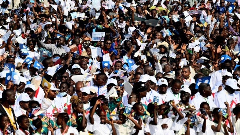 Many Congolese warmly welcomed the pope's message of peace, and some hoped it would bring change