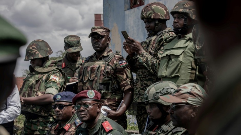 The East African Community has sent in troops to the DRC 