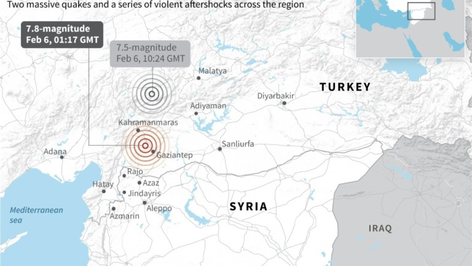 Syrian volunteers join rescue efforts for quake survivors