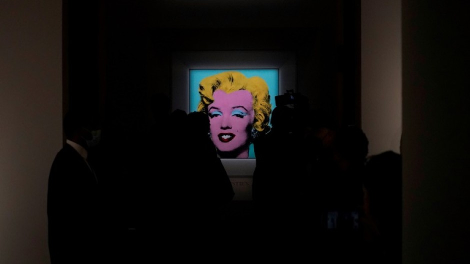 Andy Warhol's 'Shot Sage Blue Marilyn' fetched $195 million at an auction, a record for an American work for art