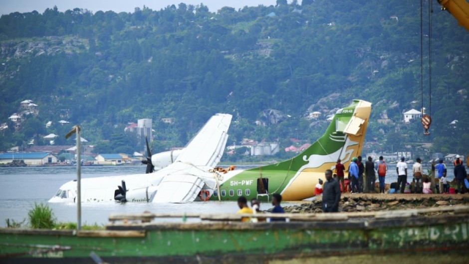 Nineteen people died when the plane plunged into Africa's largest lake on November 6 last year