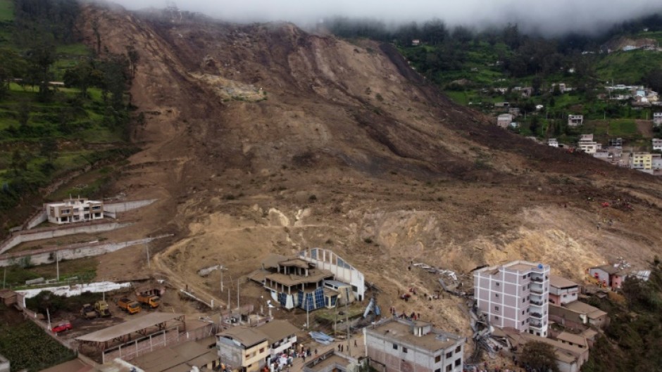 At least 7 people have died after a landslide in the south of Ecuador caused by months of heavy rainfall, the government said