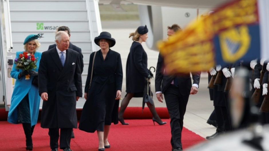 Charles and Queen Consort Camilla will be welcomed with military honours in Germany