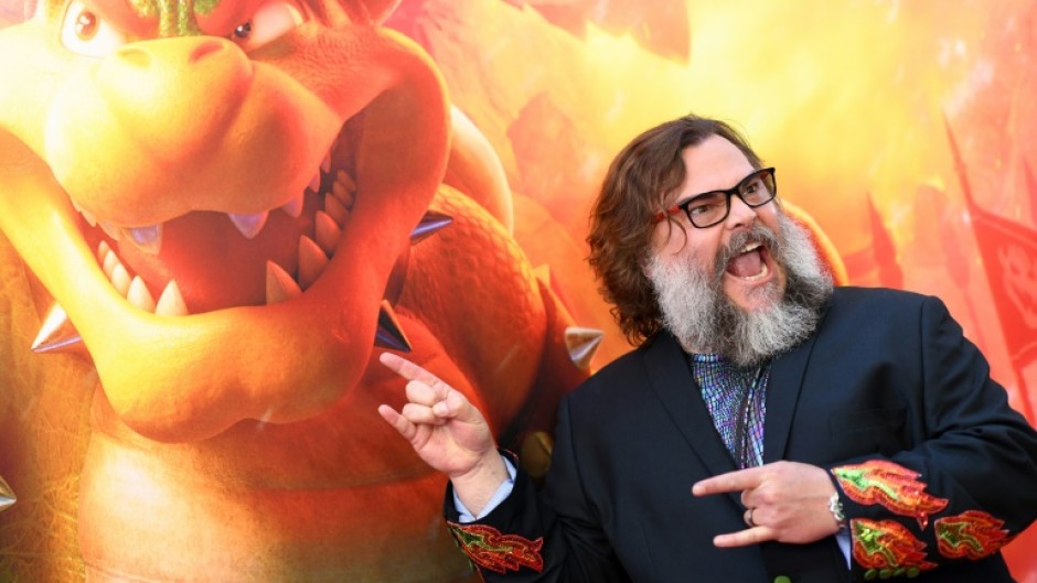 US actor Jack Black is the voice of Mario's nemesis Bowser in Universal's 'The Super Mario Bros. Movie' 