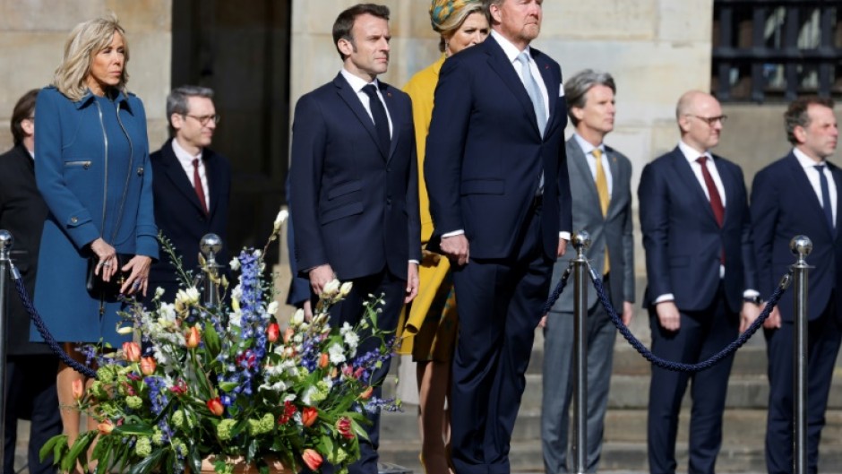 Emmanuel Macron is the first French president to make a state visit to the Netherlands for 23 years