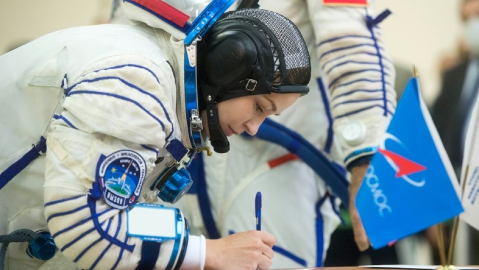 Actress Yulia Peresild played a surgeon sent to the ISS to save an injured cosmonaut 