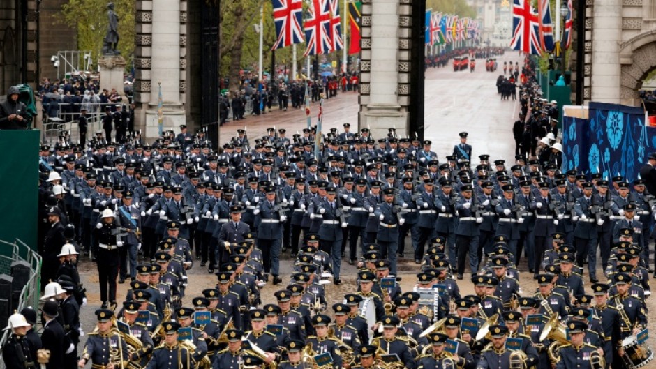 Crowds across the capital cheered in unison as the crown was placed on King Charles III's head 