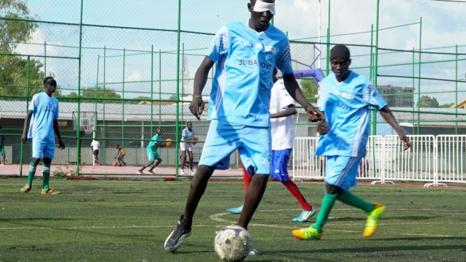 South Sudan is hosting its first ever blind football league, with the final due to be held next week