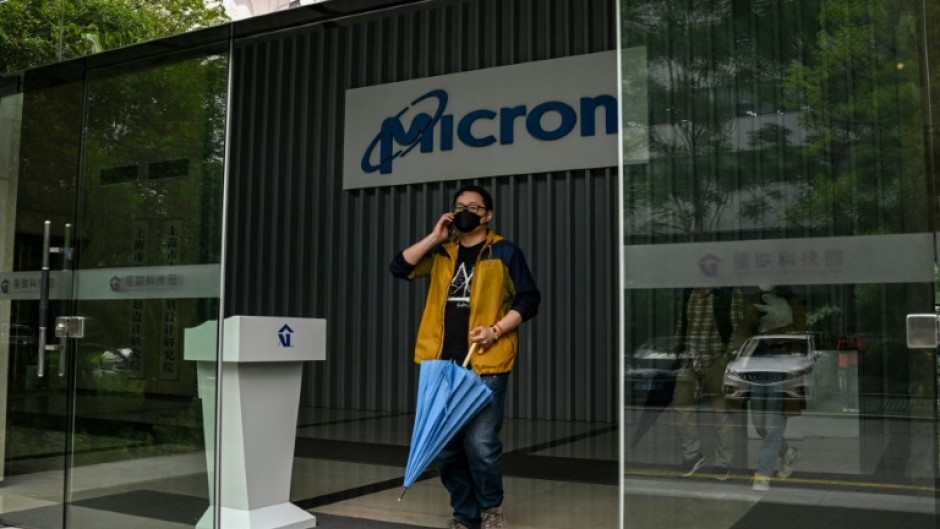 China began an investigation into Micron after the US unveiled sweeping curbs aimed at cutting off Beijing's access to high-end chips