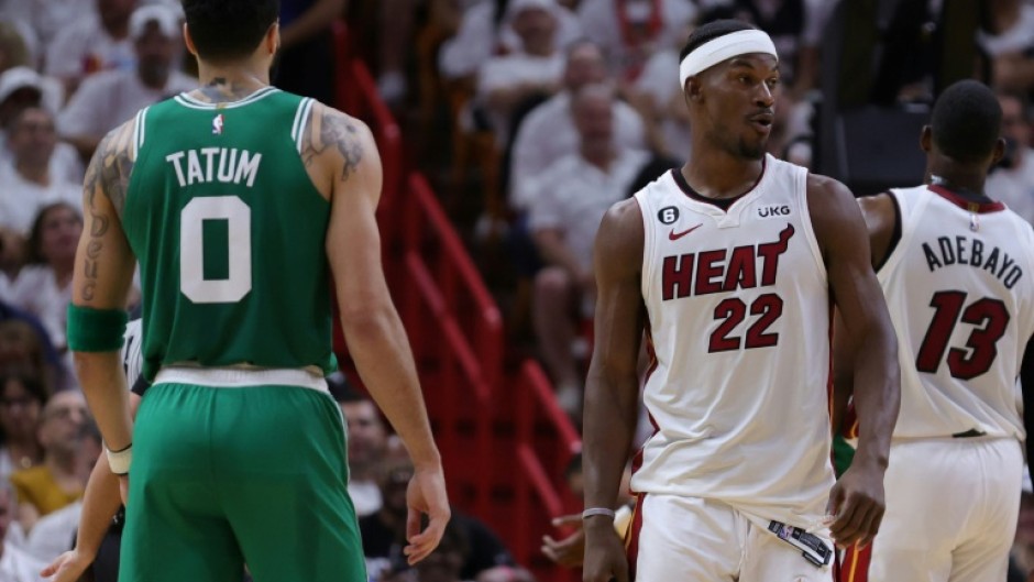 Jimmy Butler and the Miami Heat will face the Boston Celtics on Jayson Tatum again on Thursday with Miami leading the Eastern Conference Finals series 3-1