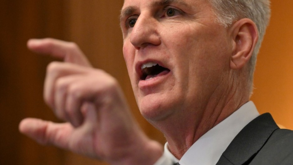 US House Speaker Kevin McCarthy hailed passage of the debt ceiling bill, calling it 'a crucial first step for putting America back on track'