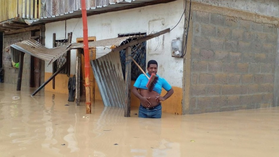 More than 500 people were evacuated from their homes in northern Ecuador after heavy rain caused flooding, President Guillermo Lasso says