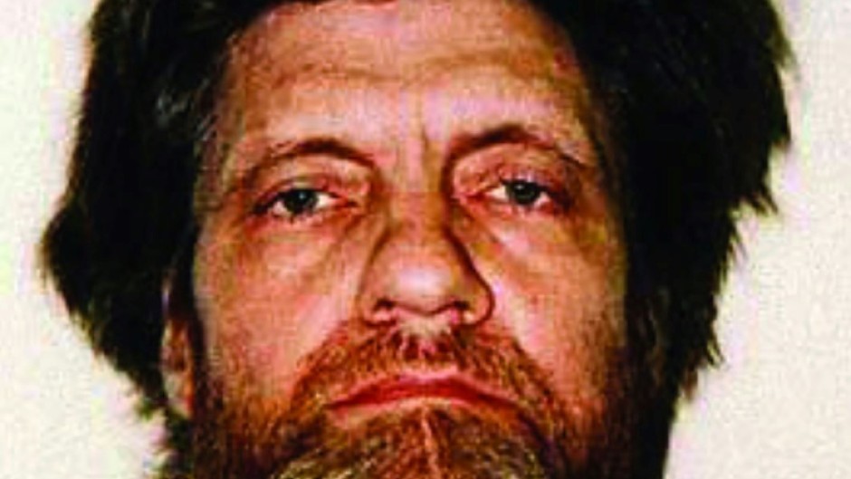 An April 1996 photo of Ted Kaczynski