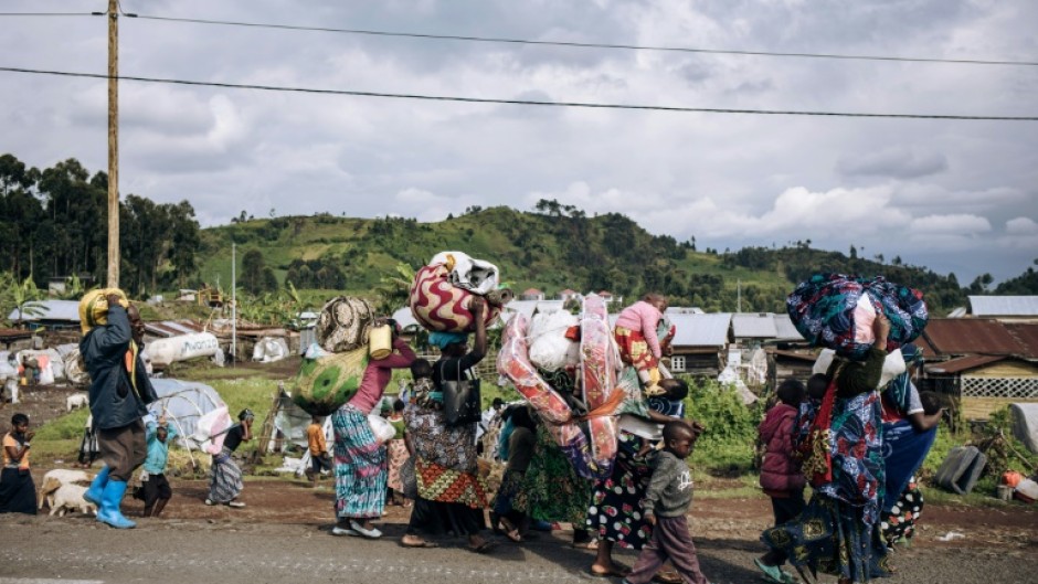 Since March 2022, 2.8 million people have been forced to leave their homes in three volatile provinces of eastern Democratic Republic of Congo, the UN says