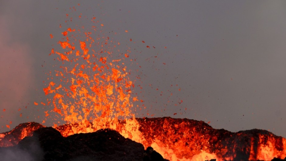 The spectacular new lava flow southwest of Reykjavik, Iceland 