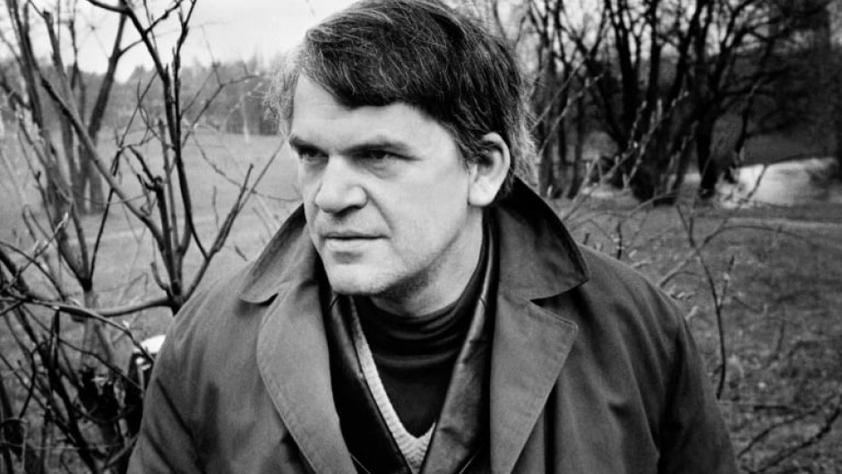 Milan Kundera's first novel 'The Joke' about the one-party state led to a ban on his writing in Czechoslovakia where he was born