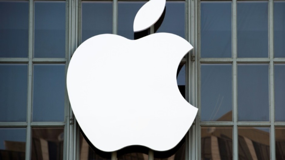 File: The Apple logo. AFP/Josh Edelson