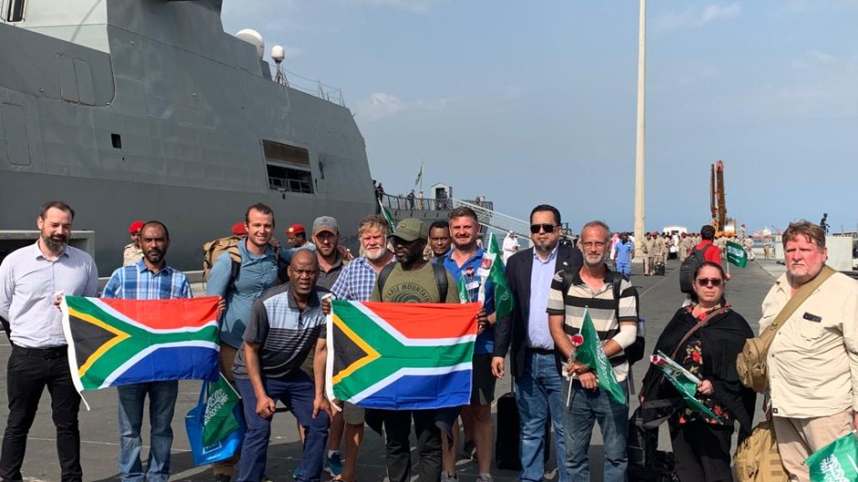 All South Africans are now safely out of war torn Sudan.