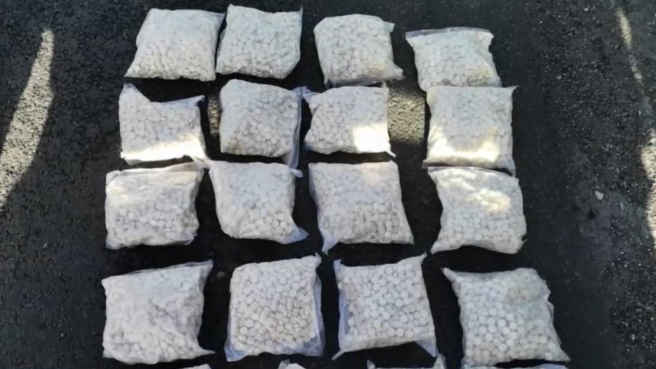 Drugs with an estimated street value of R800,000 were confiscated in Bellville in the Western Cape. (eNCA\Screenshot)