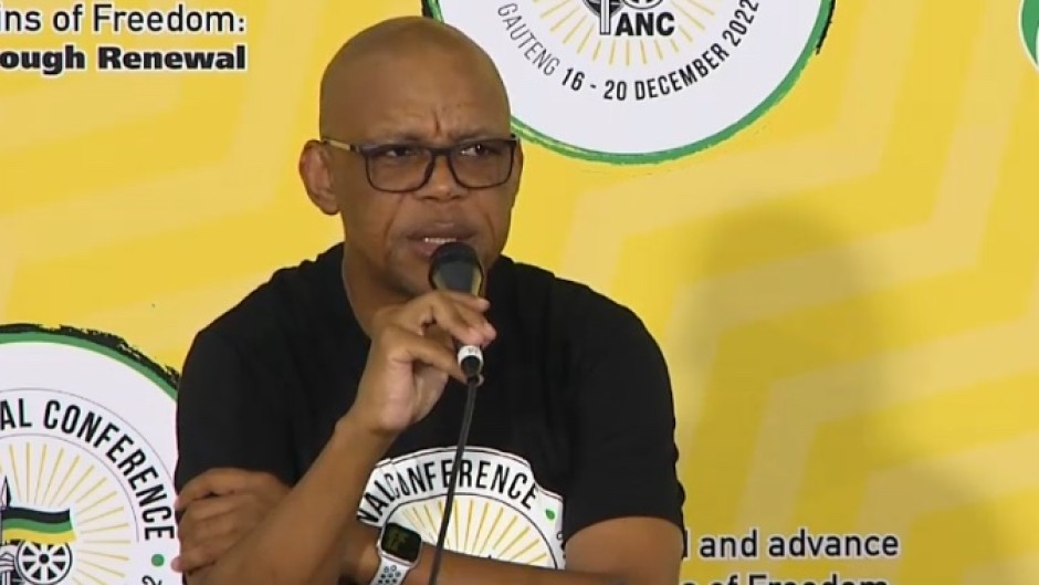 ANC spokesperson Pule Mabe. (eNCA\Screenshot)