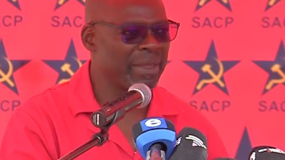 SACP General Secretary, Solly Mapaila. (eNCA\screenshot)