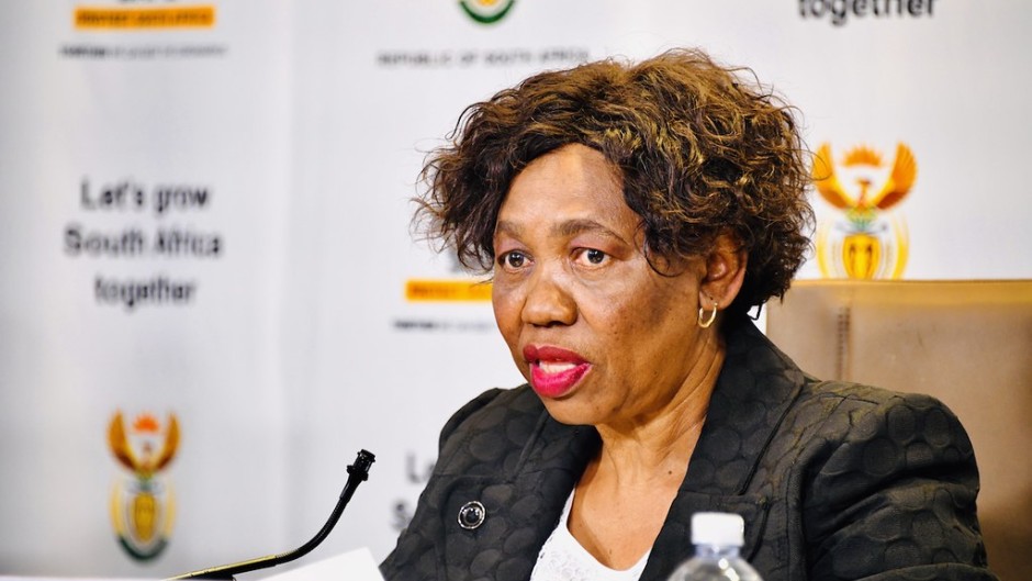 File: Basic Education Minister, Angie Motshekga.