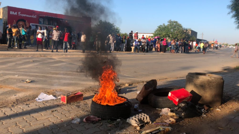 Protests targeting foreign nationals have erupted in Diepsloot in Johannesburg.