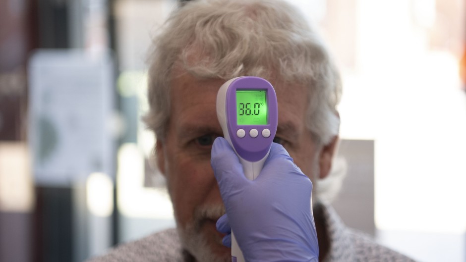 Fever screening is increasingly being set up as a requirement before entry is allowed into hospitals, shops, workplaces and schools.